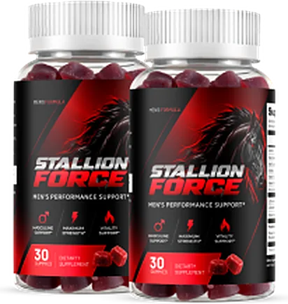 2 bottles of Stallion Force liquid dropper